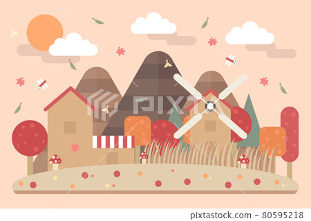 Autumn landscape Autumn landscape 80595218