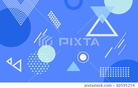 Geometric pattern background illustration 80595254