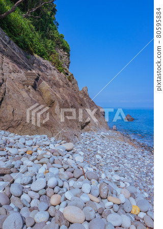 Oyashirazu coastal cliff [Starting point of Kakai Shindo] 80595884