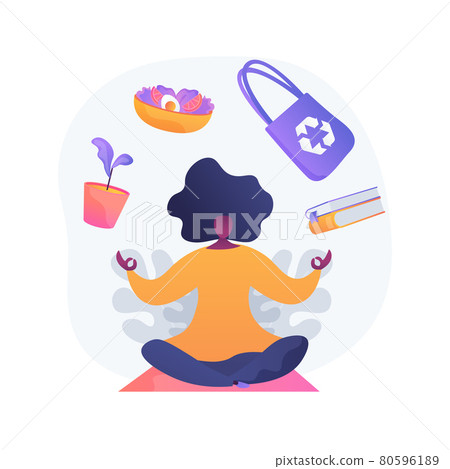 Minimalist lifestyle abstract concept vector illustration. Minimalist lifestyle abstract concept vector illustration. 80596189