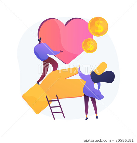Philanthropy abstract concept vector illustration. Philanthropy abstract concept vector illustration. 80596191