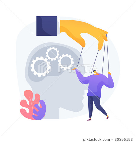Psychological manipulation abstract concept vector illustration. Psychological manipulation abstract concept vector illustration. 80596198