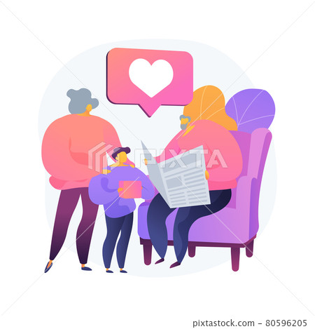 Guardianship abstract concept vector illustration. Guardianship abstract concept vector illustration. 80596205