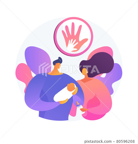 Parental responsibility abstract concept vector illustration. Parental responsibility abstract concept vector illustration. 80596208