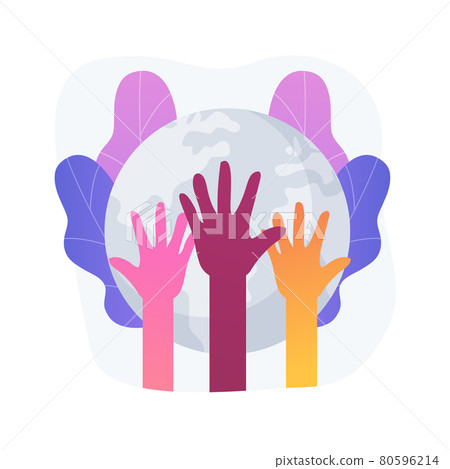 Race abstract concept vector illustration. 80596214