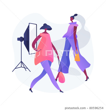 Modeling agency abstract concept vector illustration. 80596254