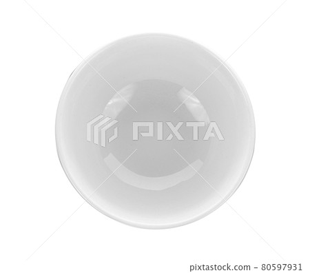 White bowl on the white background White bowl on the white background 80597931