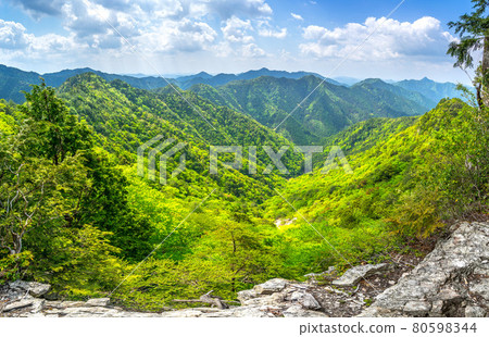 Bald mountain, mountaintop image and great view (Yumesaki-cho, Himeji-shi, Hyogo) * Shooting position in the comment section of the work 80598344