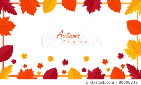Autumn leaves frame Autumn leaves frame 80600239