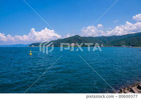 從敦賀新光丸山海遊公園眺望敦賀灣 2021年夏季拍攝 從敦賀新光丸山海遊公園眺望敦賀灣 2021年夏季拍攝 80600377