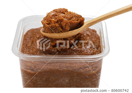 如何製作味噌湯/舀起味噌 80600742