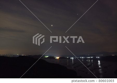 日本岡山縣瀨戶內市美麗的夜空 80601003
