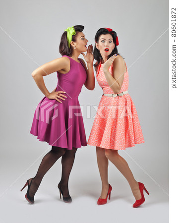 Beautiful women talking . 80601872