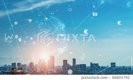 商業網絡 IoT ICT DX 80603792