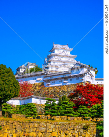 Himeji castle in autumn Himeji castle in autumn 80604154