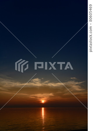 荒尾灘平日落 80605469