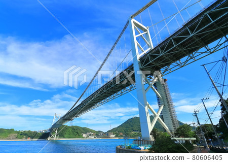 【福岡縣】晴天下的關門海峽 【福岡縣】晴天下的關門海峽 80606405