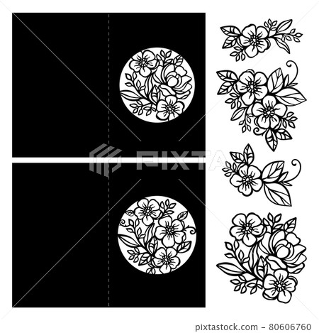 GREETING CARDS Monochrome Holiday Collection From Flower Bouquets And Congratulations Openwork Frames For Cutting And Print Clipart Vector Illustration Set GREETING CARDS Monochrome Holiday Collection From Flower Bouquets And Congratulations Openwork Frames For Cutting And Print Clipart Vector Illustration Set 80606760