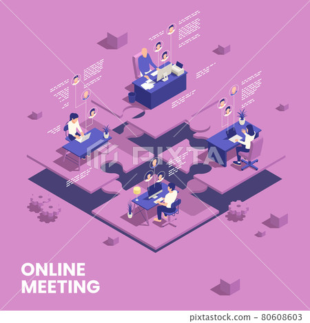 Online Conference Concept 80608603