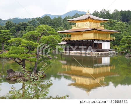 夏季更換金閣寺茅草屋頂後 夏季更換金閣寺茅草屋頂後 80608881