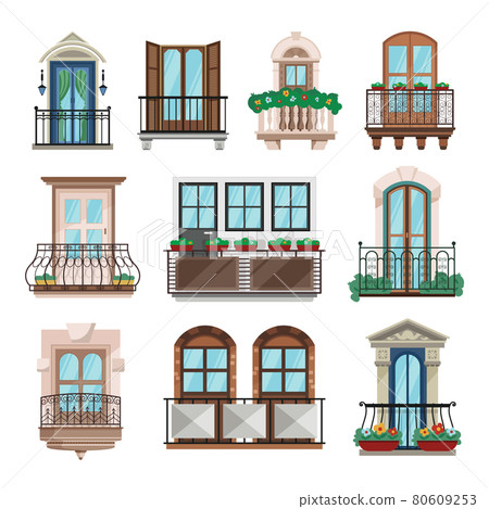 Balcony Window Set 80609253