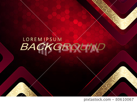 Textured illustration of red tint, gold arrows with shiny mosaic Textured illustration of red tint, gold arrows with shiny mosaic 80610067