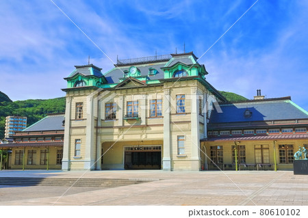 [Fukuoka] JR Mojiko Station under fine weather 80610102