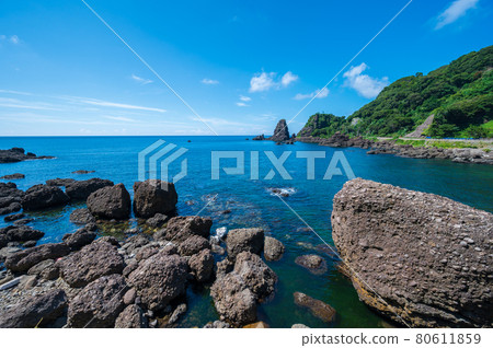 Echizen Coast (Kochomon / Kochomon) Fukui Prefecture, taken in the summer of 2021 Echizen Coast (Kochomon / Kochomon) Fukui Prefecture, taken in the summer of 2021 80611859