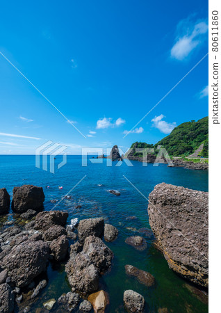 Echizen Coast (Kochomon / Kochomon) Fukui Prefecture, taken in the summer of 2021 Echizen Coast (Kochomon / Kochomon) Fukui Prefecture, taken in the summer of 2021 80611860