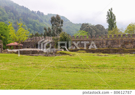 Old byzantine Gonio fortress near Batumi, Georgia 80612787