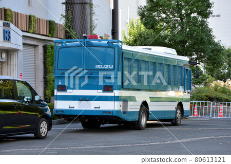 Shiga Prefectural Police police vehicle that guards the Tokyo Olympics Shiga Prefectural Police police vehicle that guards the Tokyo Olympics 80613121