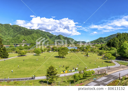 Spring Miyagase Lakeside Park Park Square Kanagawa Prefecture 80613132