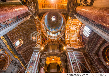 Basilica of saint Peter, Vatican city, Vatican Basilica of saint Peter, Vatican city, Vatican 80614657