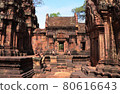 Angkor Wat archaeological site, treasure, Banteay Srei archaeological site / Cambodian landscape 80616643