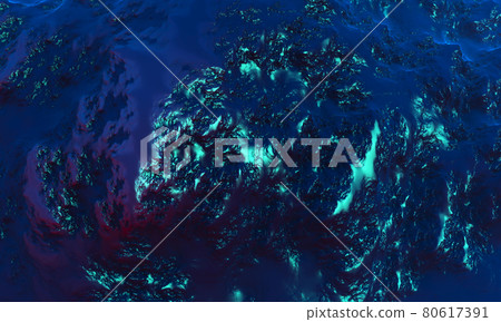 Blue obsidian Texture. Metallic Ore Sparkles Backdrop. Shine Stone Mineral Surface. Metal Paint Rock Shining Background. 3d render 80617391