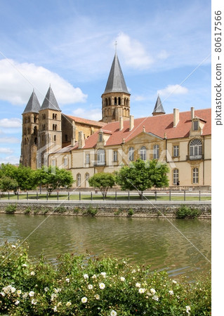 View of the Basilica of Paray-le-Monial, France 80617566