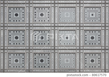 Details of the Arab World Institute called IMA in Paris, France 80617570