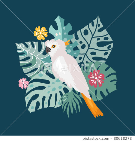 Parrot and leaves 9 Parrot and leaves 9 80618278