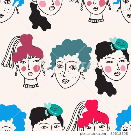 Face women pattern 12 Face women pattern 12 80618398