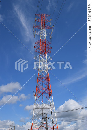 輸電塔高壓交流電 輸電塔高壓交流電 80619989
