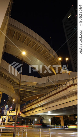 西新宿路口夜景 西新宿路口夜景 80622564