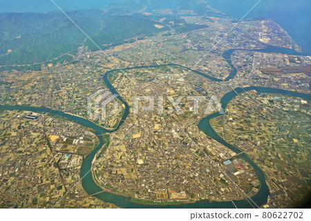 Tokushima taken in the air 80622702