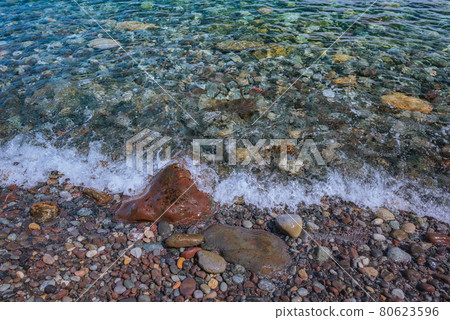 The beach of Oyashirazu coast 80623596