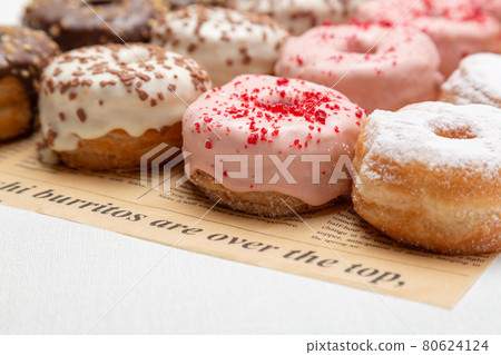 Colorful donuts 80624124