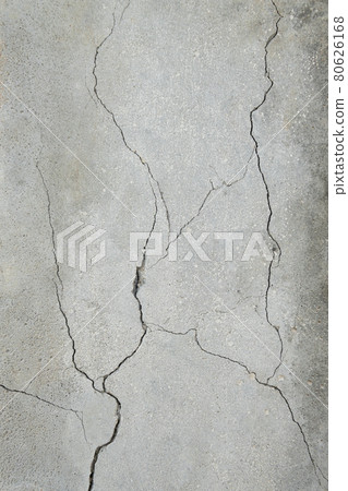 Cement wall cracks broken texture background 80626168