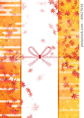 秋葉紅葉野史背景 插圖素材 圖庫