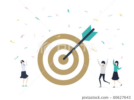 Big hit! Illustration material 80627643