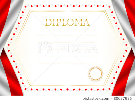 Horizontal frame and border with Indonesia flag Horizontal frame and border with Indonesia flag 80627956