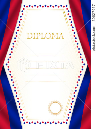 Vertical frame and border with Haiti flag Vertical frame and border with Haiti flag 80627957