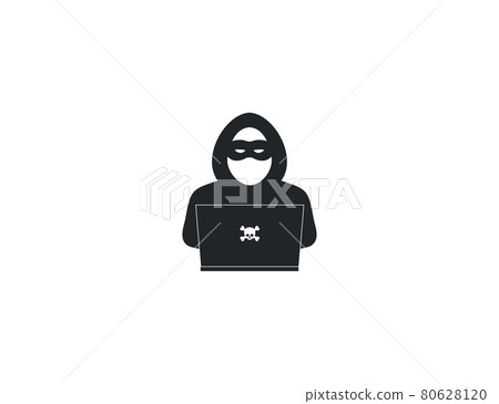 Criminal, robber, internet icon. Vector illustration. flat design. Criminal, robber, internet icon. Vector illustration. flat design. 80628120